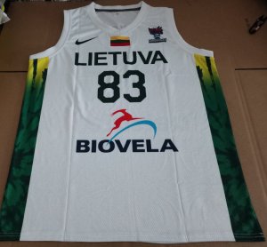 83 Mikolc 2023 LIETUVA Team jersey white